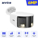 ANNKE Smart Home 180° 8MP/6MP DUO POE Dual Lens Wide View Outdoor Video POE Camera,4K AI Human Detect,8MP Security CCTV Camera