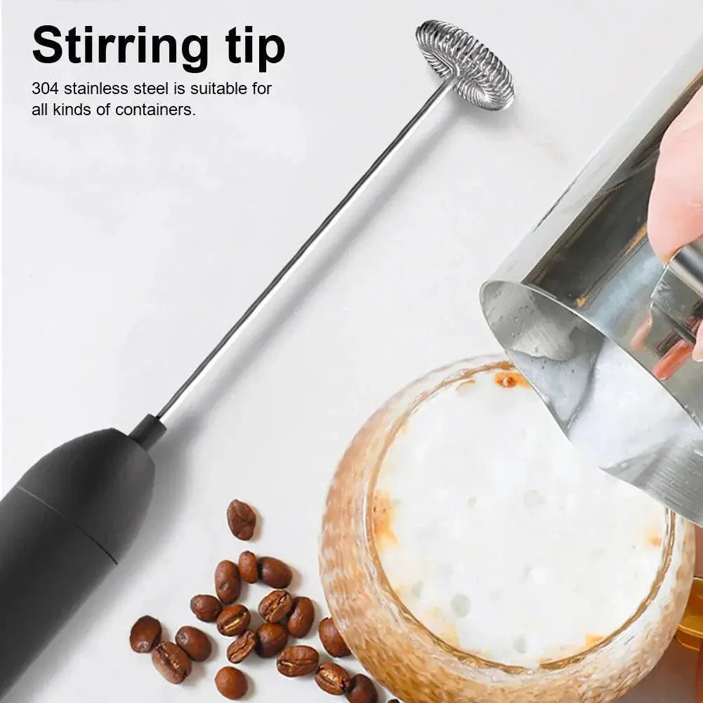 Electric Milk Frother Whip Up Cafe Style Beverages Anywhere