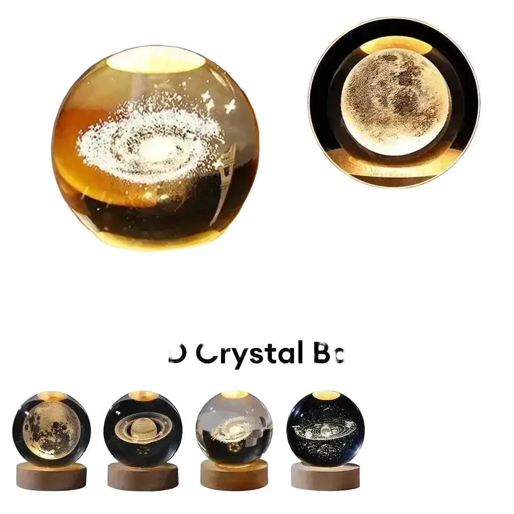 Relaxing Galaxy Night Light for Kids — moon