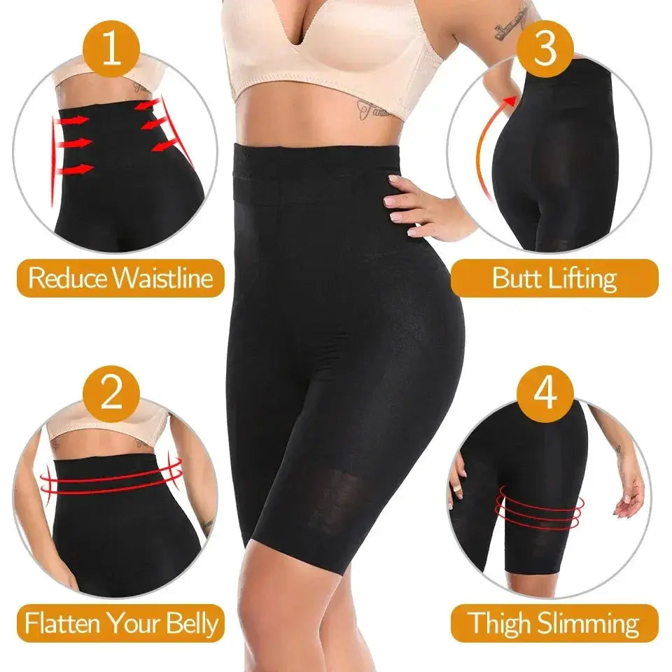 High Waist Tummy Control Body Shaper Shorts for Slimming