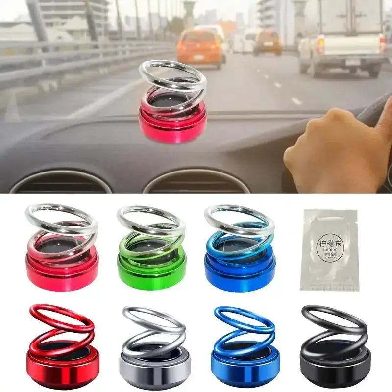 Elegant Car Perfume Ring Aroma Diffuser Solar Freshener