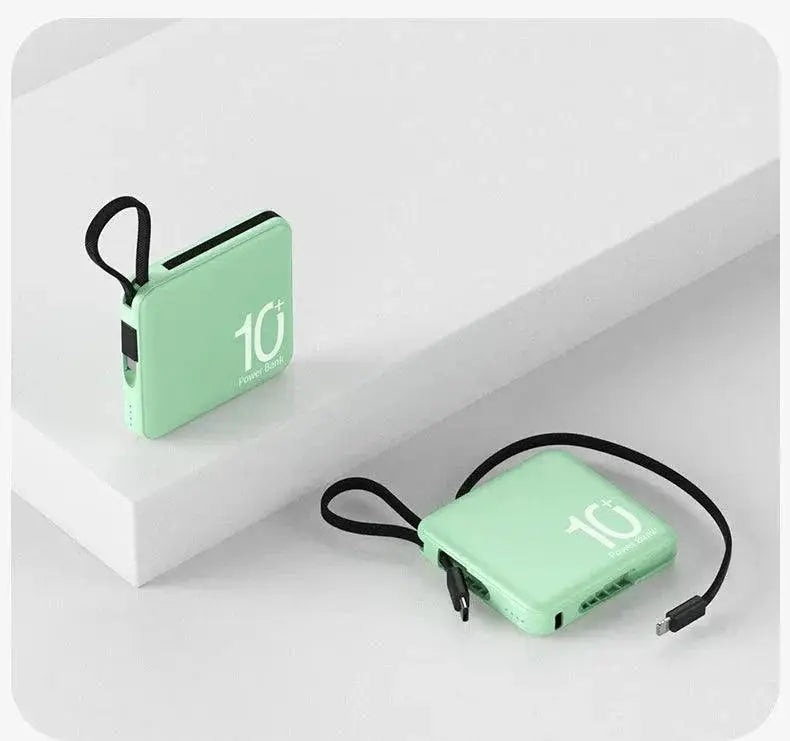 Power Bank for Travel Charging — Green