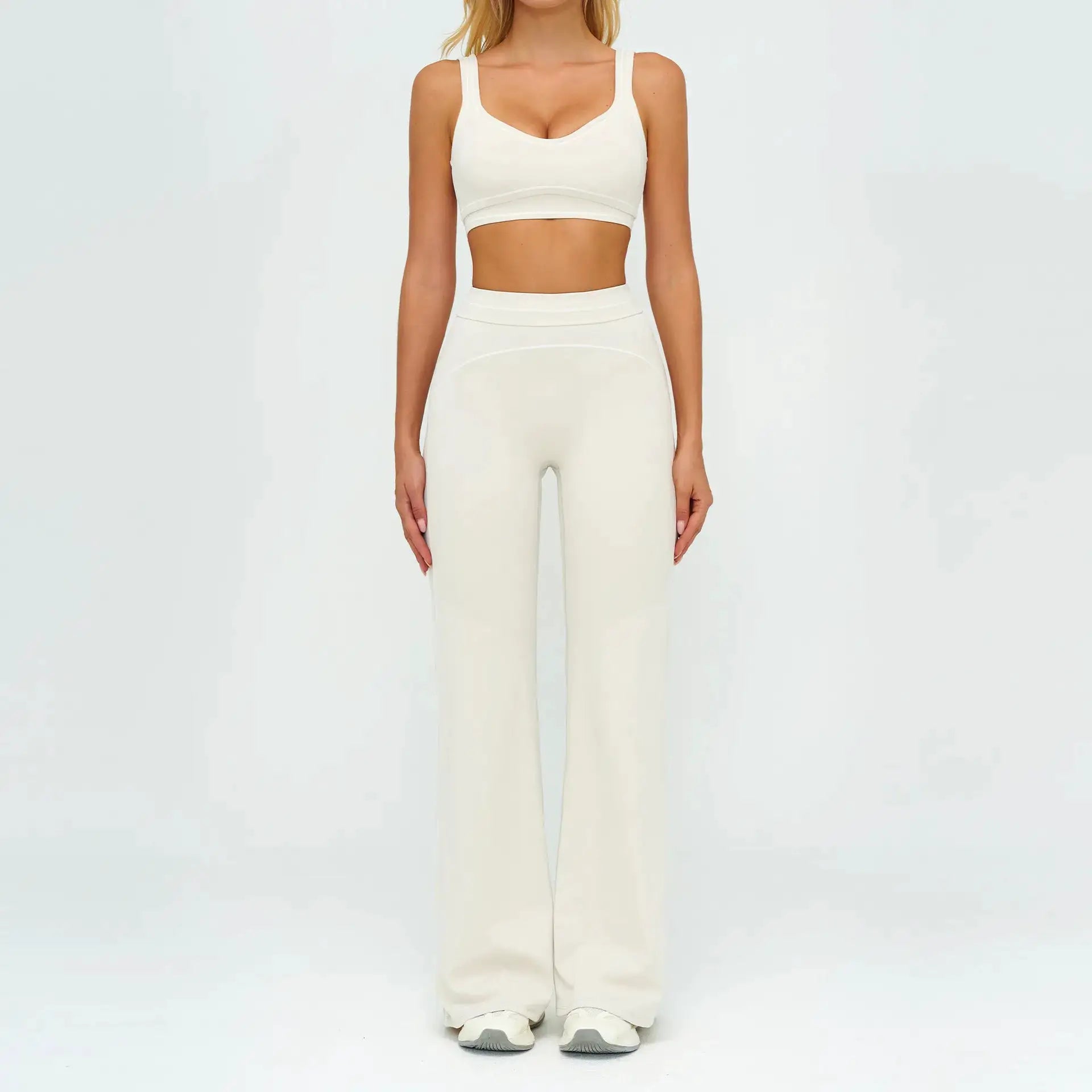 Fitness Suit 2PCS Yoga Set Women's Tracksuit Sports Outfits Gym Running Push Up Sportswear Legging Athletic Wear Workout Clothes