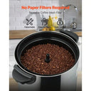 Commercial Coffee Urn, Cup L Hot Beverage Dispenser With Dripless