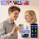 WJOY Touch Screen Bluetooth Earbuds Real Time Translation 144 Languages ANC HiFi