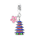 Sterling Silver Charm Bead Eiffel