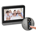 3MP WiFi Cat Eye Doorbell With 5000mAh Battery And Alexa Live View