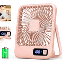 Desk Fan Portable USB Rechargeable Fan 180° Tilt Quiet