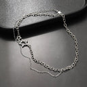 Zircon Star Pendant Necklace Elegant Fashion Jewelry