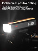 Tosuod 1500 Lumen Bike Headlight Aluminum Alloy