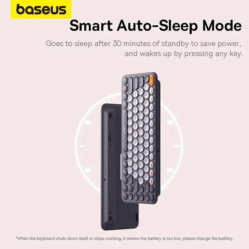 Baseus Bluetooth Wireless Keyboard Silent Multi Device