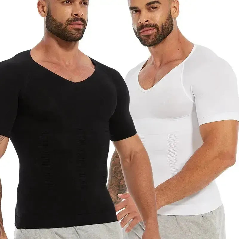 Slimming Tee with Tummy Control for Men — product view 1