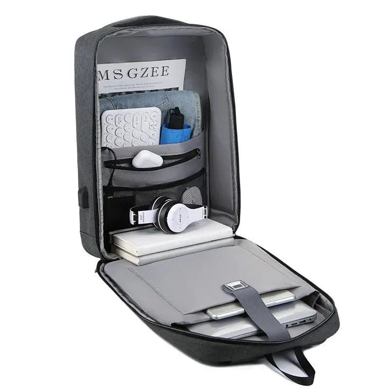 USB Charging Waterproof Anti Theft Business Backpack for Men