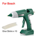 Cordless Hot Melt Glue Gun for Makita Milwaukee Bosch