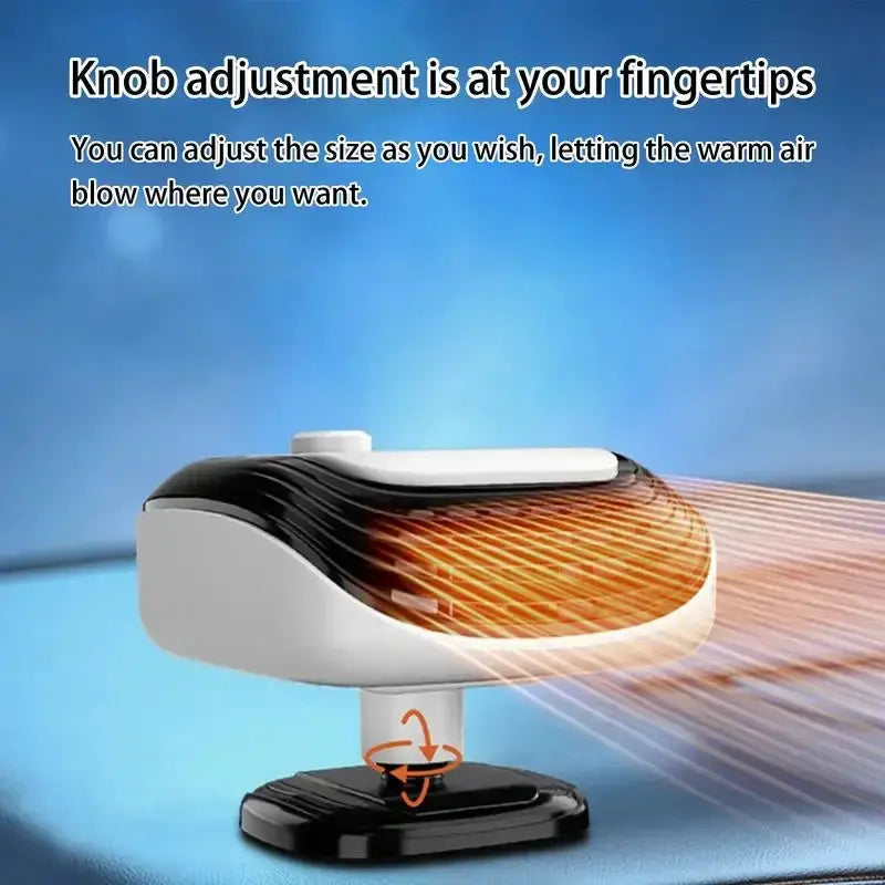 12V 24V Car Heater Fast Heating Electric Fan For Truck RV