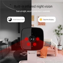 Clear Night Vision Window Camera for Parents Daily