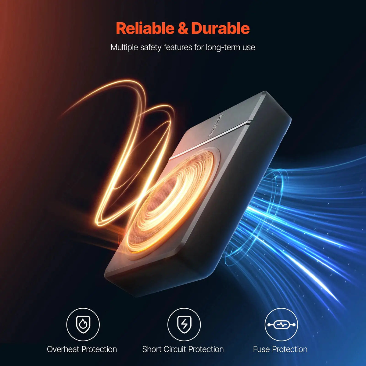 SucceBuy Inch Underseat Subwoofer — product view 5