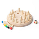Wooden Memory Match Chess Game Educational Toy For All Ages