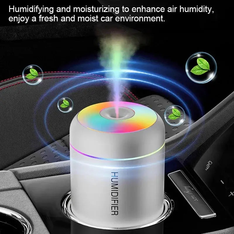180ML USB Aroma Diffuser And Mini Humidifier With Lights