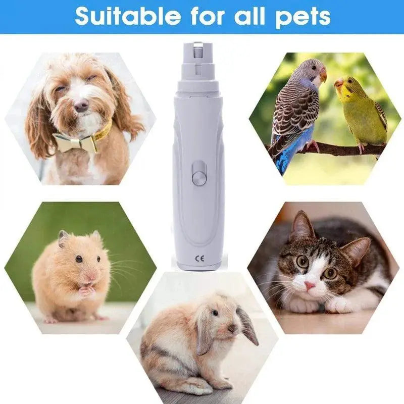 Electric Pet Nail Grinder Safe And Quiet Grooming Tool