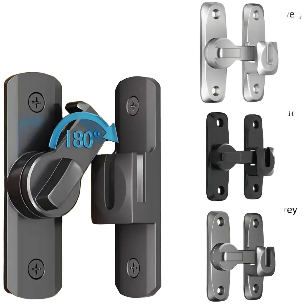 Degree Aluminum Cabinet Latch Secure Lock — product view 1