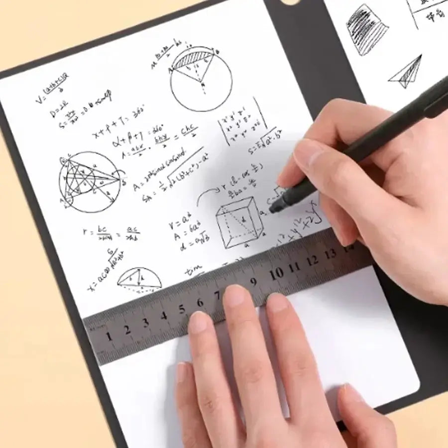 A5 Reusable Whiteboard Notebook With Pen And Erasing Cloth