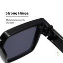 Unisex Luxury Retro Square Sunglasses with UV400 Protection