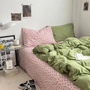 Ins Heart Floral Duvet Cover Set Pillowcases Soft Linens