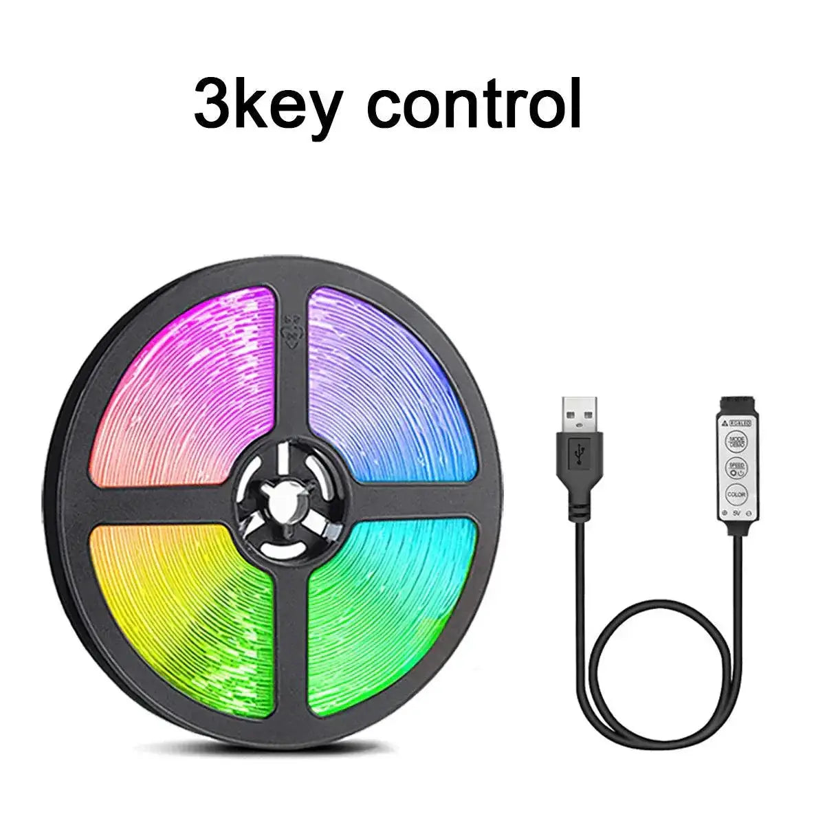 5050 RGB LED Strip Lights For Vibrant TV Viewing Colors