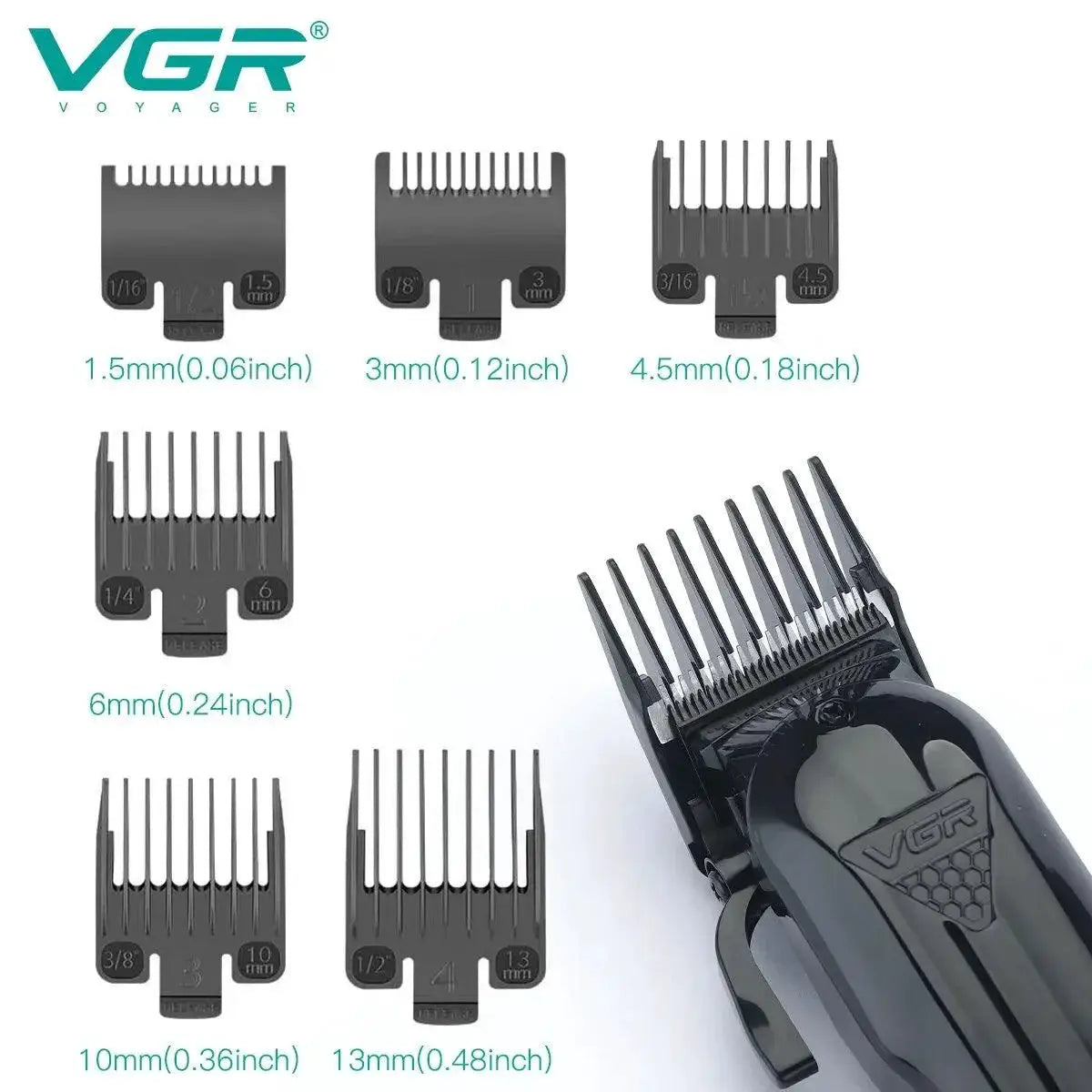 VGR Hair Clipper Trimmer Cordless Precision Grooming Tool