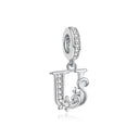Sterling Silver Charm Star Letters