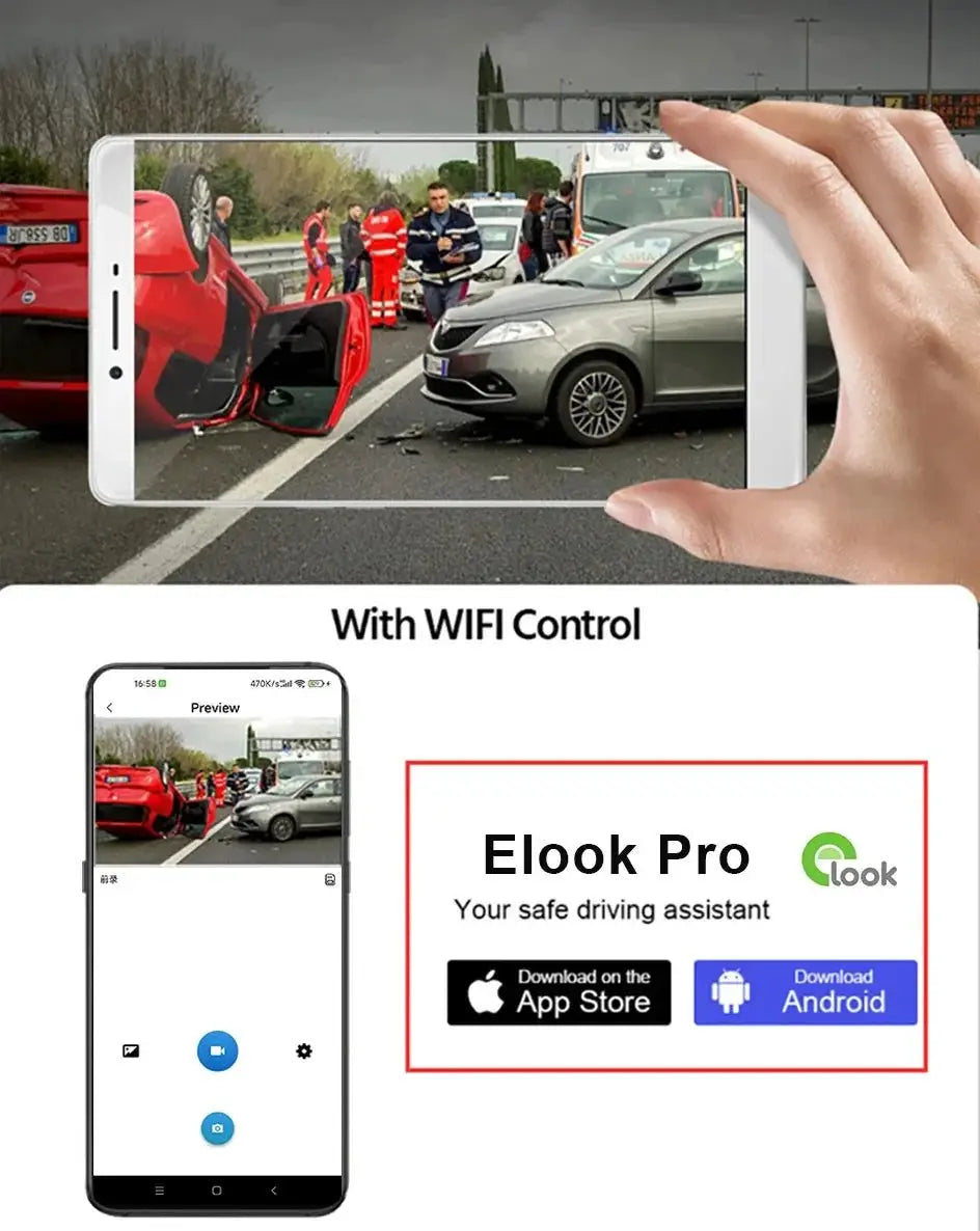 Clear Dash Cam for Drivers Parking — product view 18