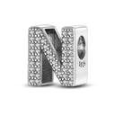 Bangle Bracelet A-z Alphabet Charm