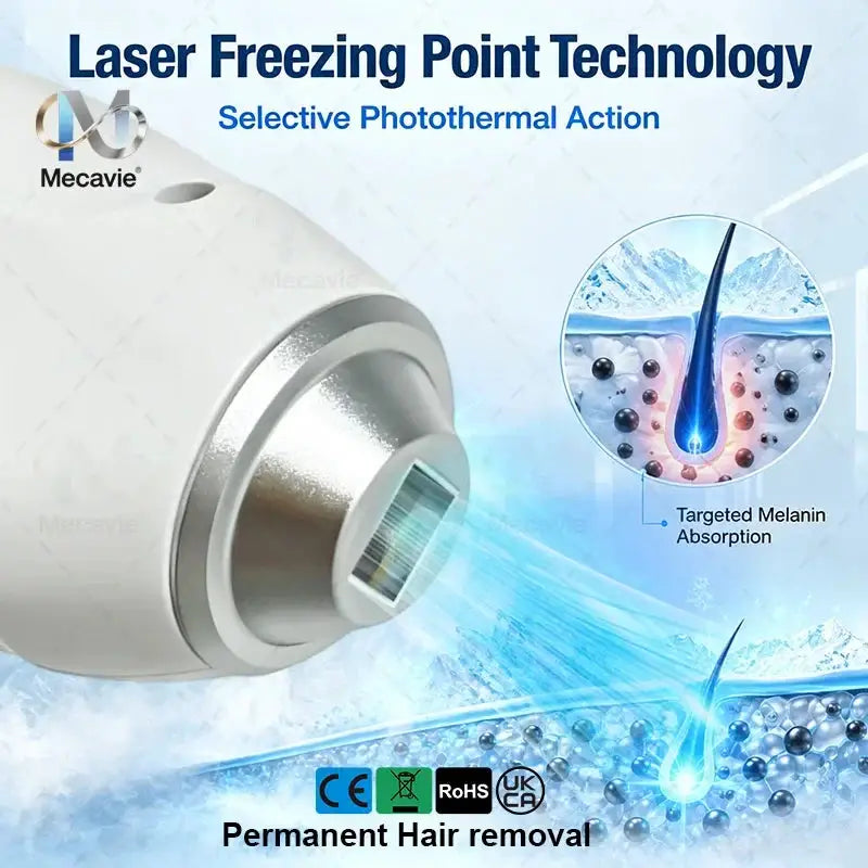 Professional Mini Diode Ice Titanium Laser Hair Removal Machine 808nm 6000w Painless Permanent CE External Water Tank Design
