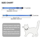 Adjustable Personalized Nylon Cat Collar with Bell and Tag