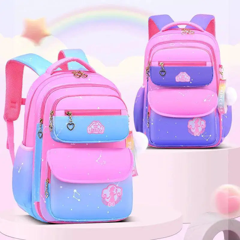 Orthopedic School Bags for Girls Gradient Rucksack