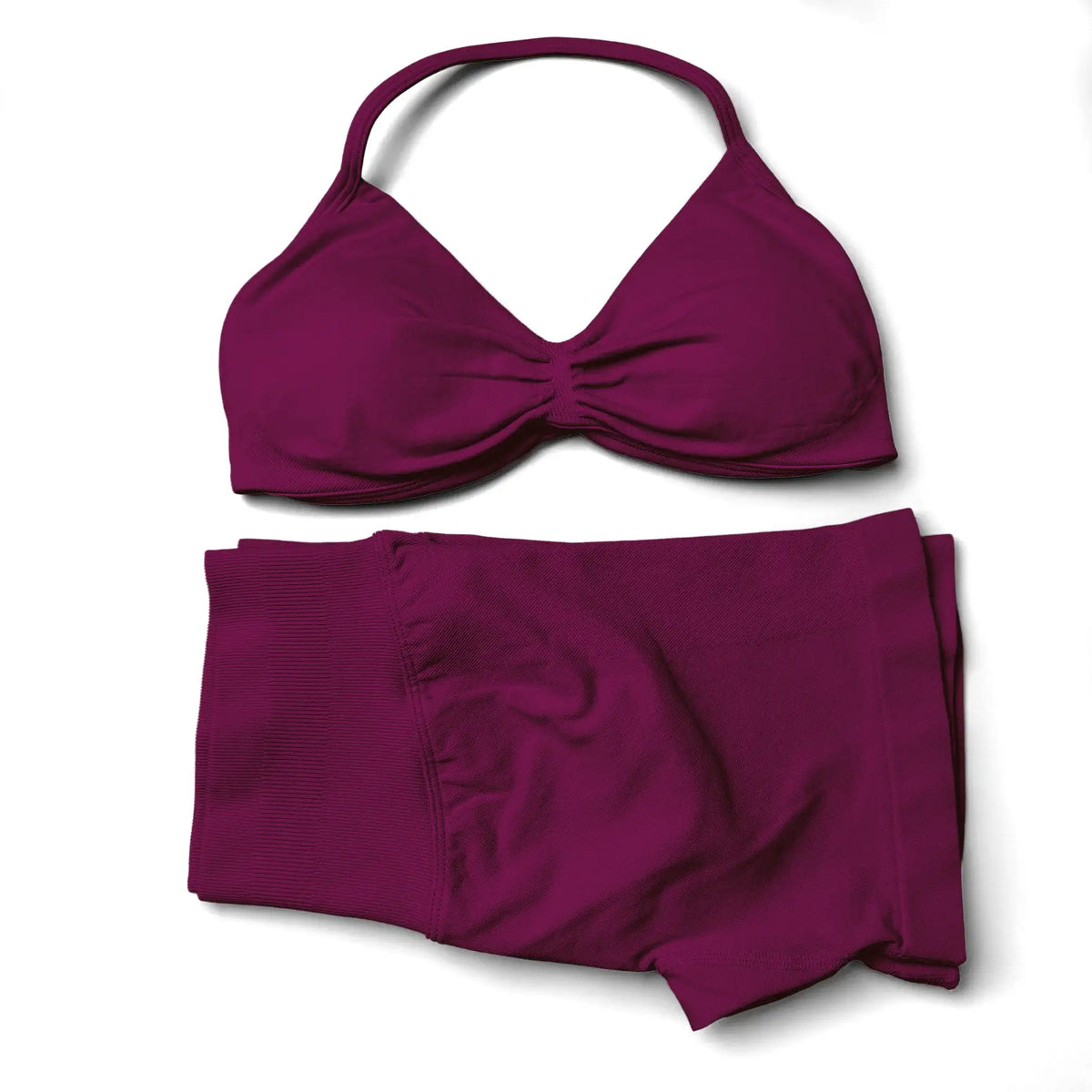 Seamless Yoga Set Women Quick Dry Push Up With Pad — product view 8