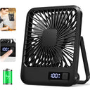 Desk Fan Portable USB Rechargeable Fan 180° Tilt Quiet