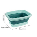 Portable Footbath Massage Bucket Easy To Store Foot Soaking Bath Tub Folding Basin for Relaxing and Pain Relief