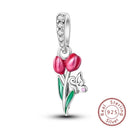 Charm Sterling Silver Bead Pendant