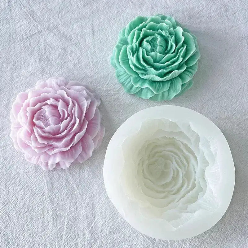 Large Peony Silicone Mold Creative Flower Soap Kit