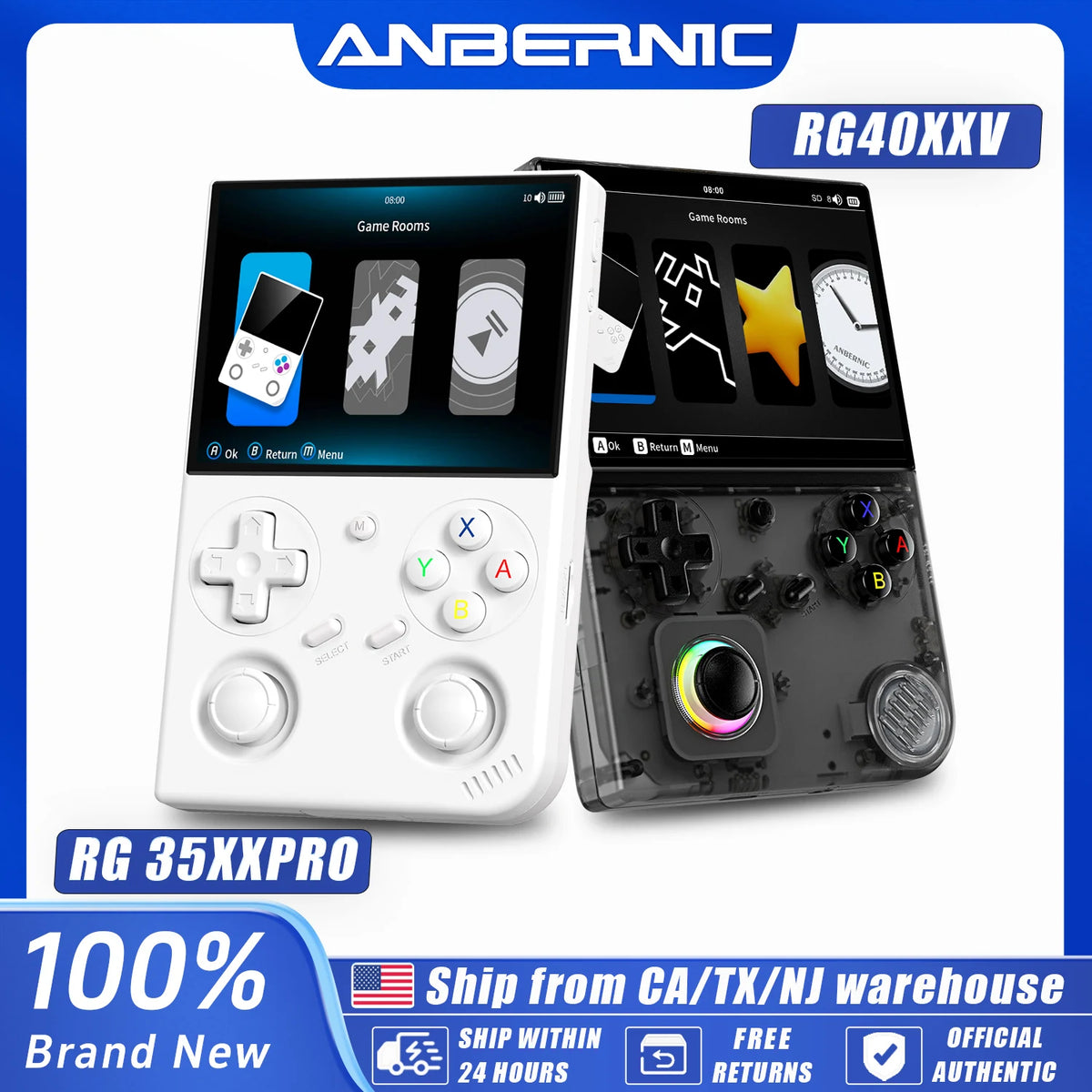 Anbernic Retro Portable Gaming Console Linux Handheld Game Player — product view 1