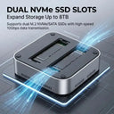 Desktop Work Base with Storage Room, Screen Linking, and File Access For Mini4
