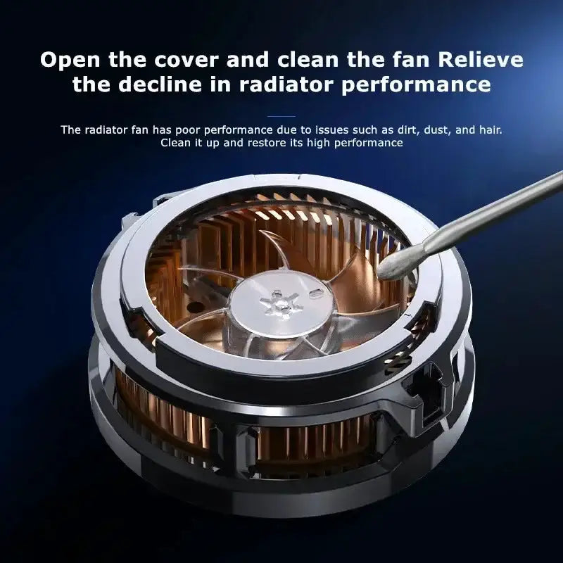 MEMO CX07 Mobile Phone Cooler Magnetic Cooling Fan Case Radiator For PUBG Gaming Back Clip Cool Heat Sink For Smartphones
