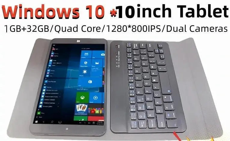 NX16A 10.1 Windows 10 Netbook With Bluetooth Keyboard Case