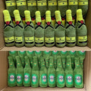 Interactive Beer Bottle Plush Dog Toy Durable Chew Toy