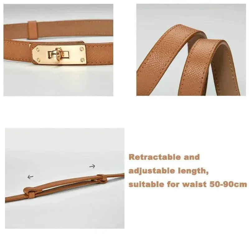 Luxury Leather Waist Belt For Women Fashion Accessory