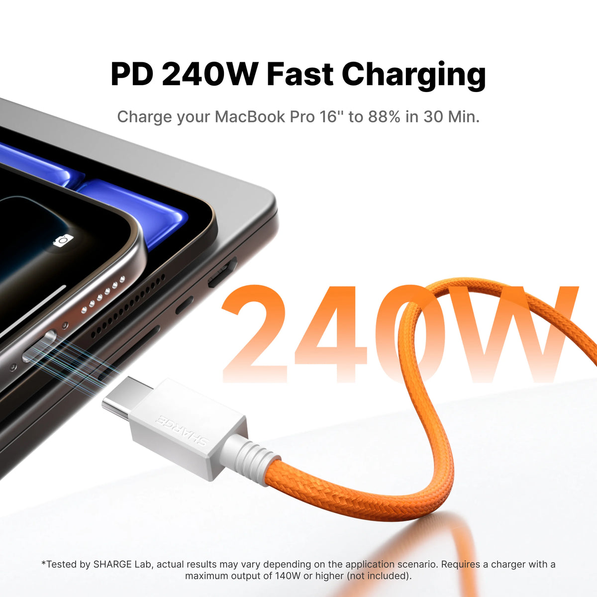 SHARGE MagLoop 240W USB-C Cable