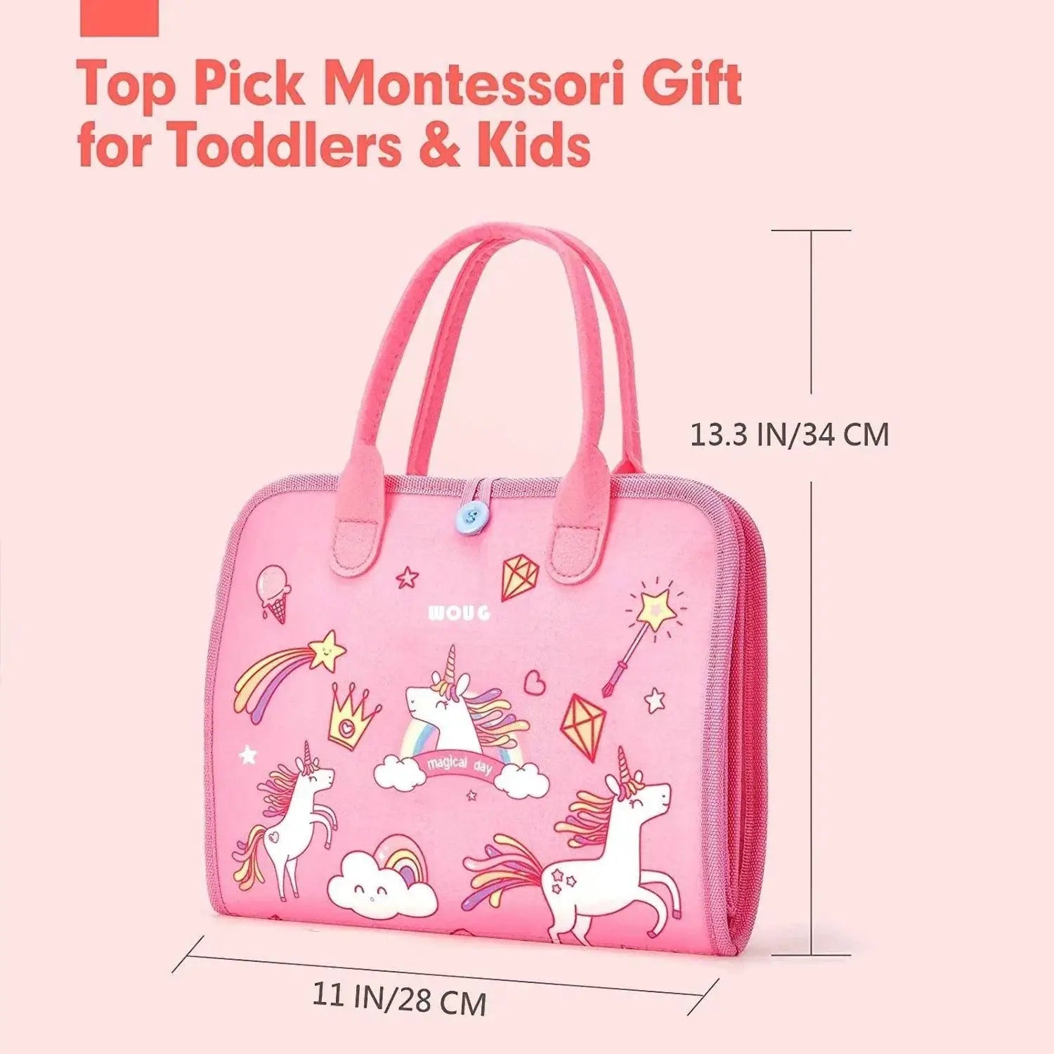 Montessori Toddler Busy Board Interactive Learning Toy