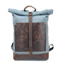 Canvas Backpack Waterproof Roll Top